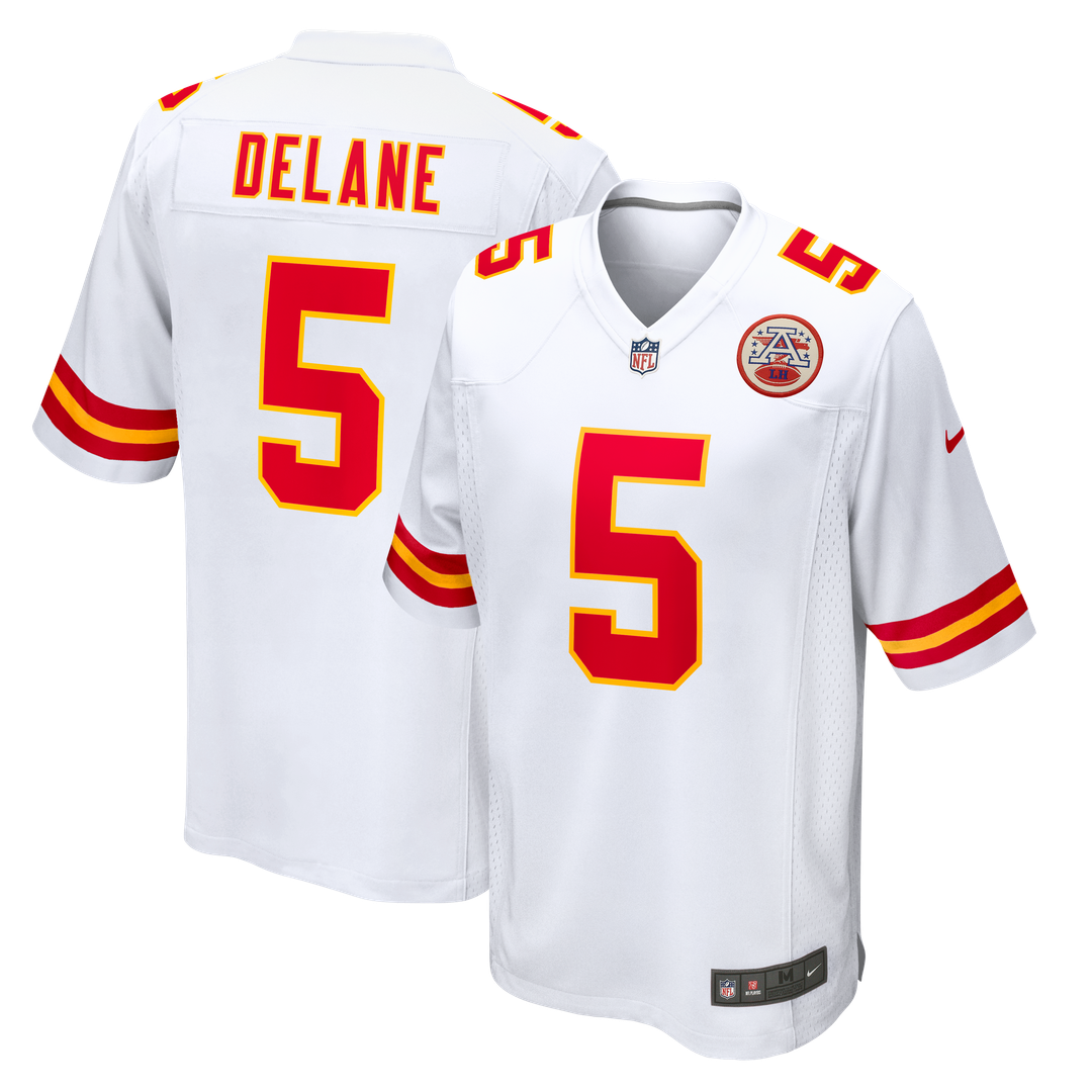 Men's Kansas City Chiefs Mansoor Delane Nike Red Team Game Jersey
