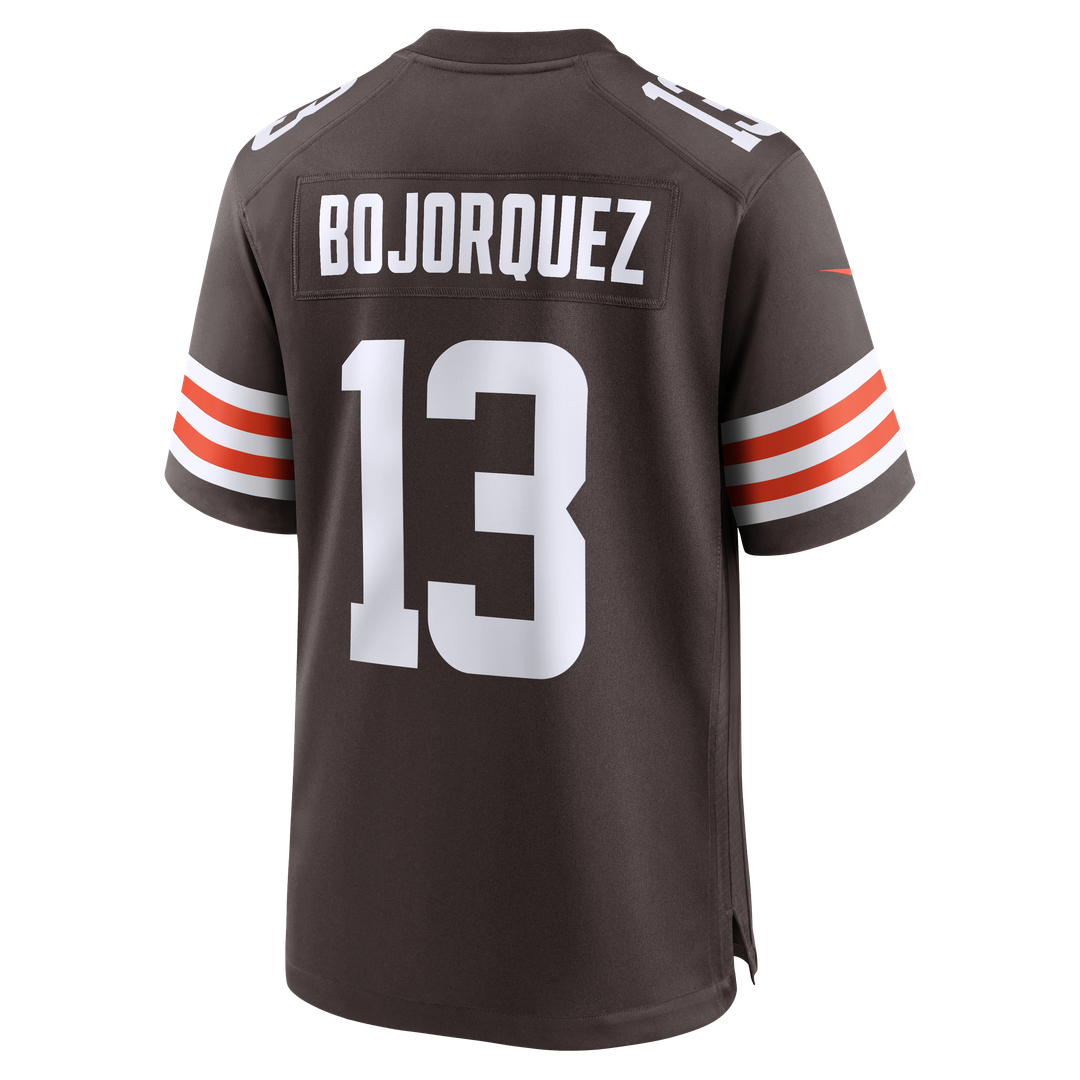 Men's Cleveland Browns Corey Bojorquez Nike Brown Game Jersey