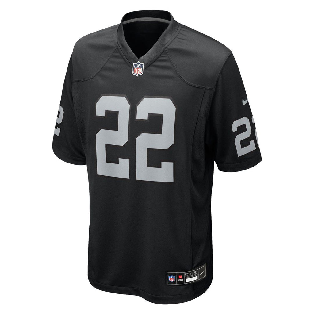 Men's Las Vegas Raiders Eric Stokes Nike  Black Team Game Jersey