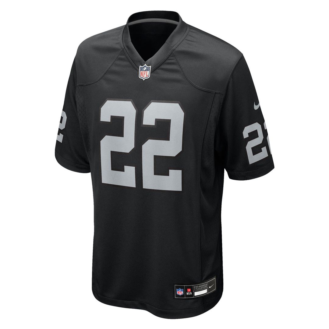 Men's Las Vegas Raiders Eric Stokes Nike  Black Team Game Jersey