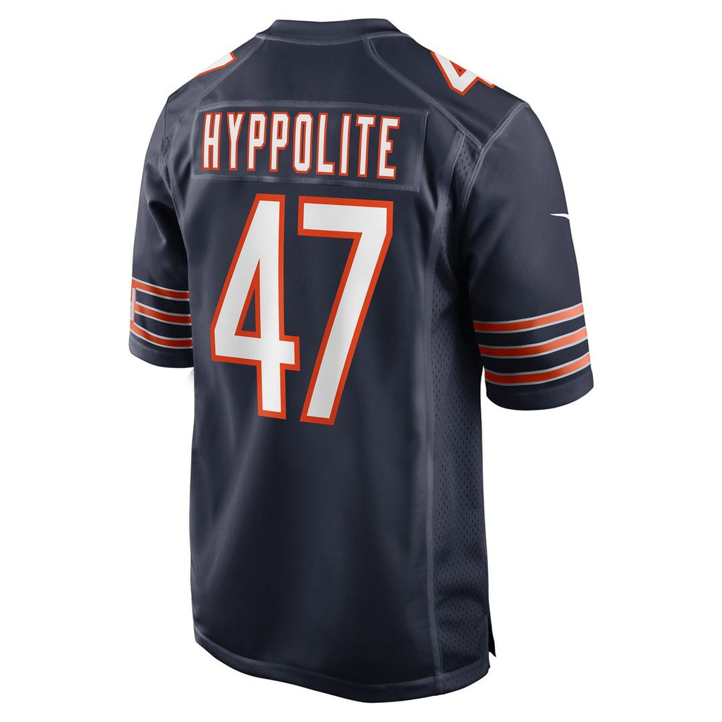 Men's Chicago Bears Ruben Hyppolite II Nike  Navy Team Game Jersey