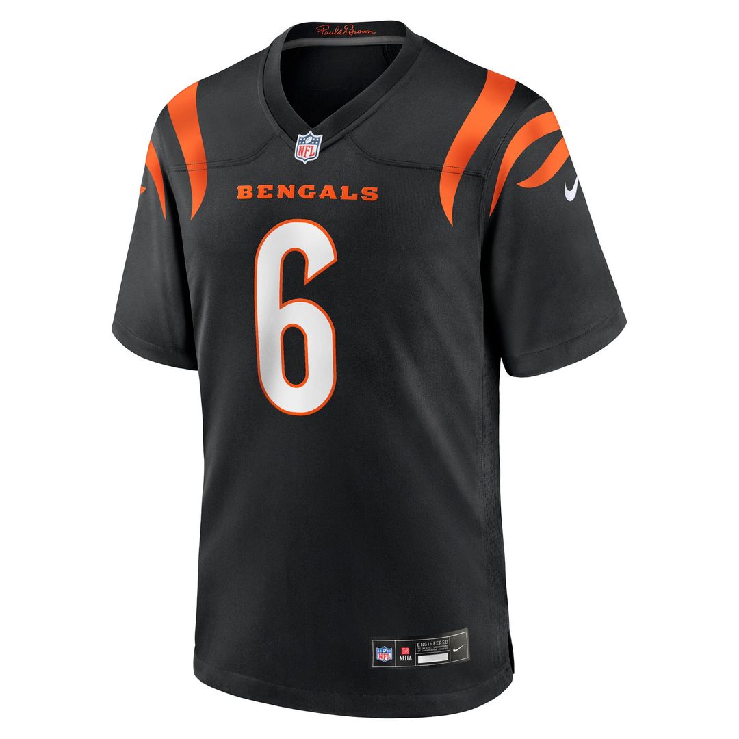Men's Cincinnati Bengals Bryan Cook Nike  Black Team Game Jersey
