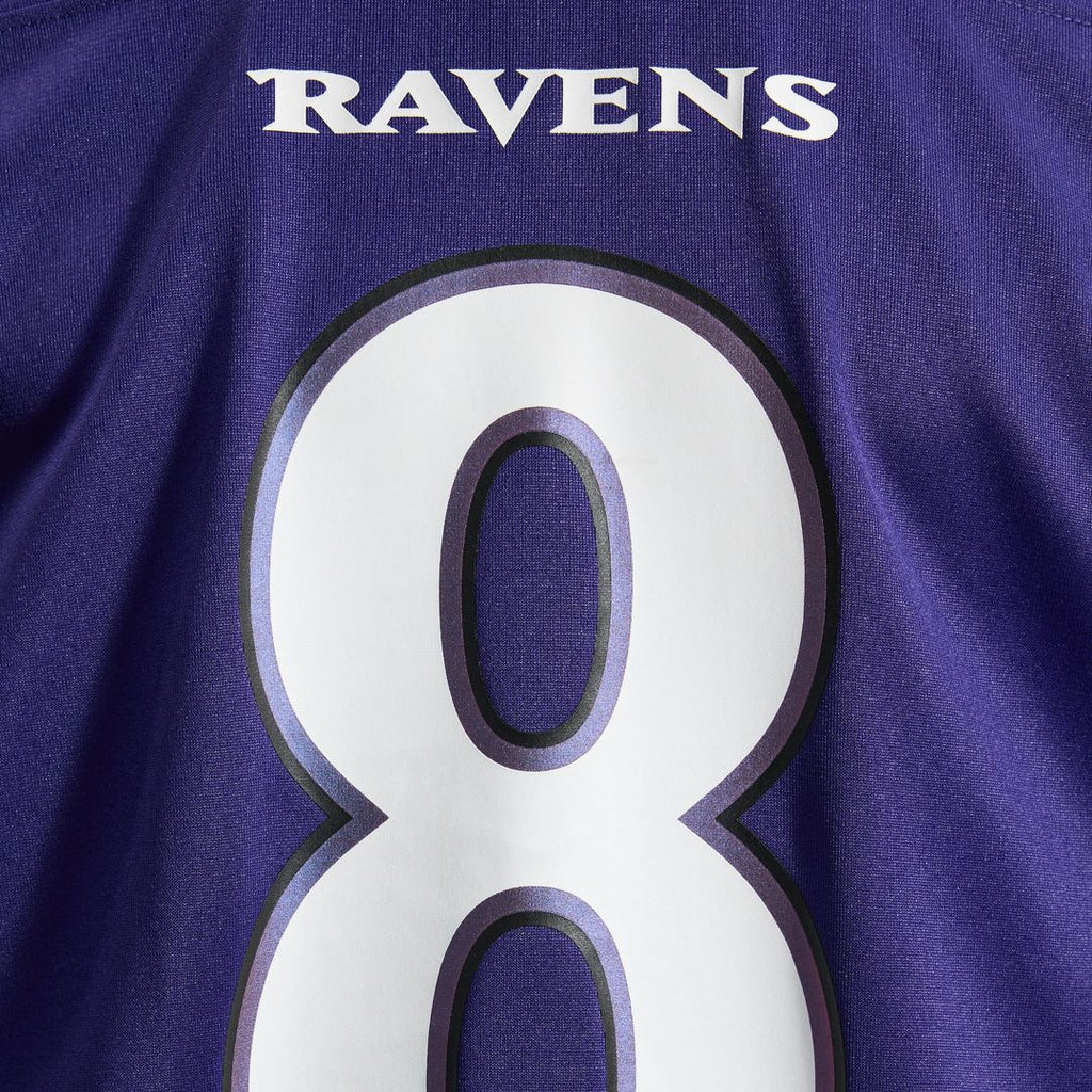 Men's Baltimore Ravens Lamar Jackson Nike Purple Team Game Jersey