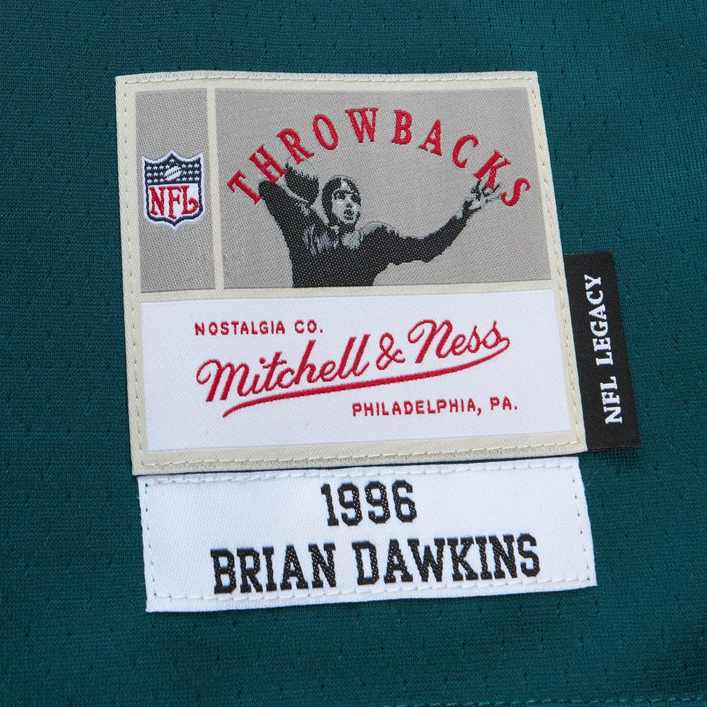 Men's Philadelphia Eagles Brian Dawkins Mitchell & Ness Green Legacy Replica Jersey