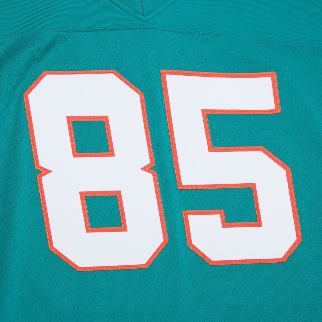 Men's Miami Dolphins Mark Duper Mitchell & Ness Aqua Legacy Replica Jersey
