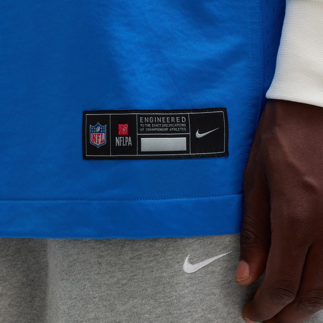 Men's Detroit Lions Amon-Ra St. Brown Nike Blue Game Jersey