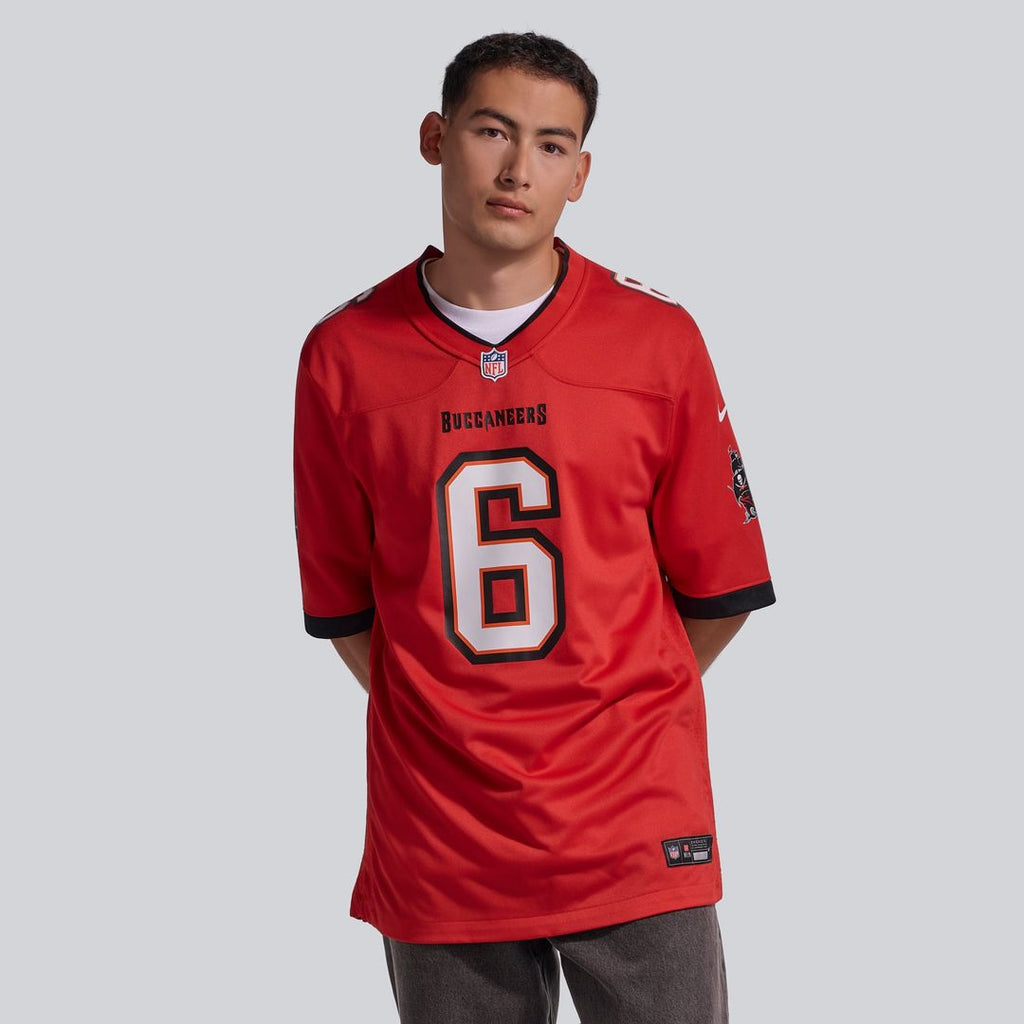 Men's Tampa Bay Buccaneers Baker Mayfield Nike Red Team Game Jersey