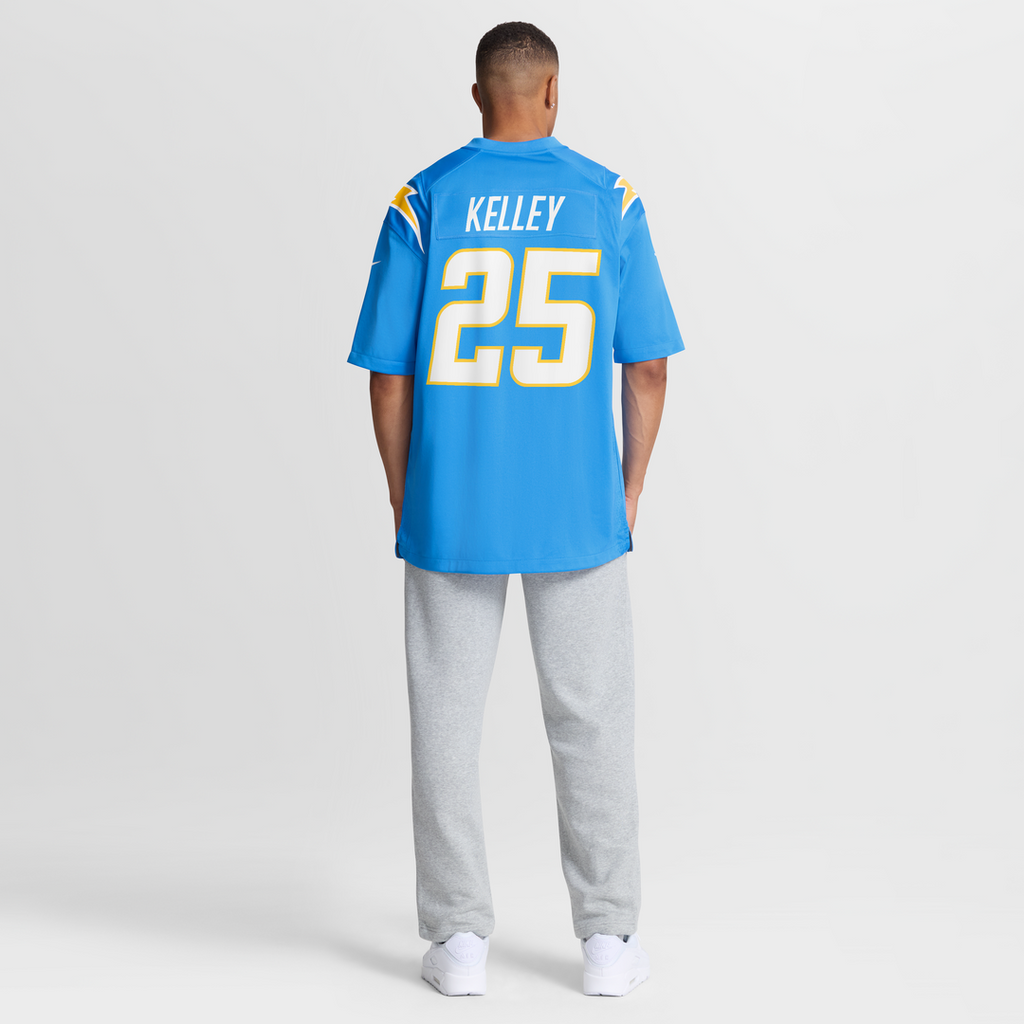 Men's Los Angeles Chargers Joshua Kelley Nike Powder Blue Game Jersey