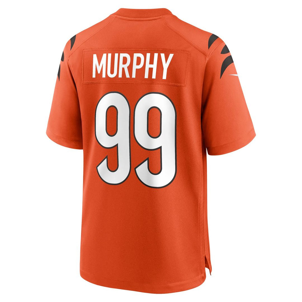 Men's Cincinnati Bengals Myles Murphy Nike Orange Alternate Game Jersey
