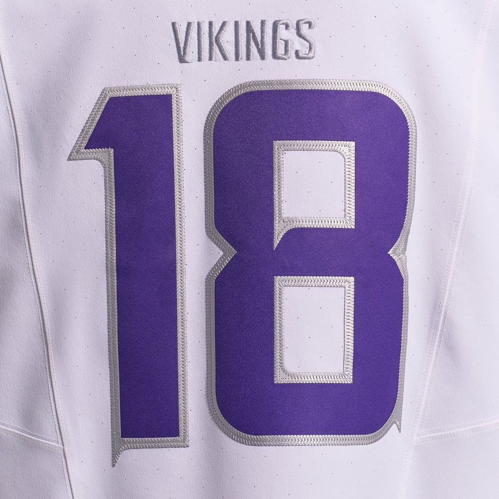 Men's Minnesota Vikings Justin Jefferson Nike White Alternate Vapor F.U.S.E. Elite Player Jersey