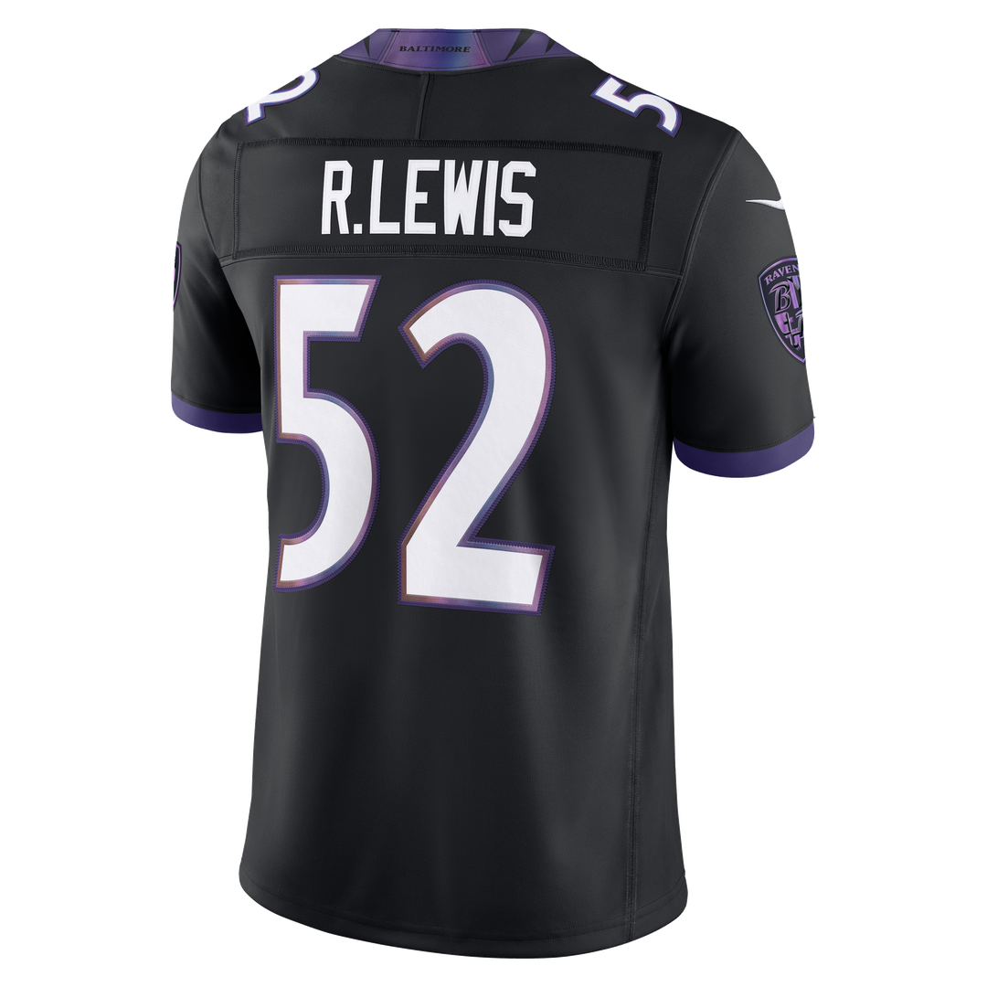 Men's Baltimore Ravens Ray Lewis Nike Black Alternate Vapor F.U.S.E. Stitched Retired Player Limited Jersey