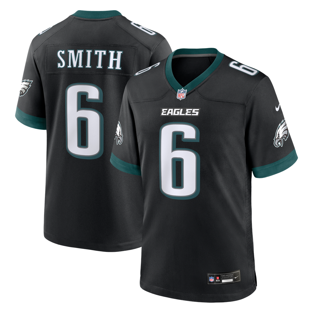 Men's Philadelphia Eagles DeVonta Smith Nike  Midnight Green Team Game Jersey