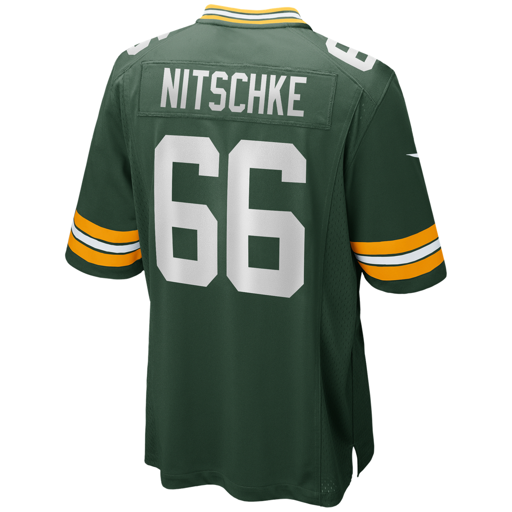 Men's Green Bay Packers Ray Nitschke Nike Green Game Retired Player Jersey