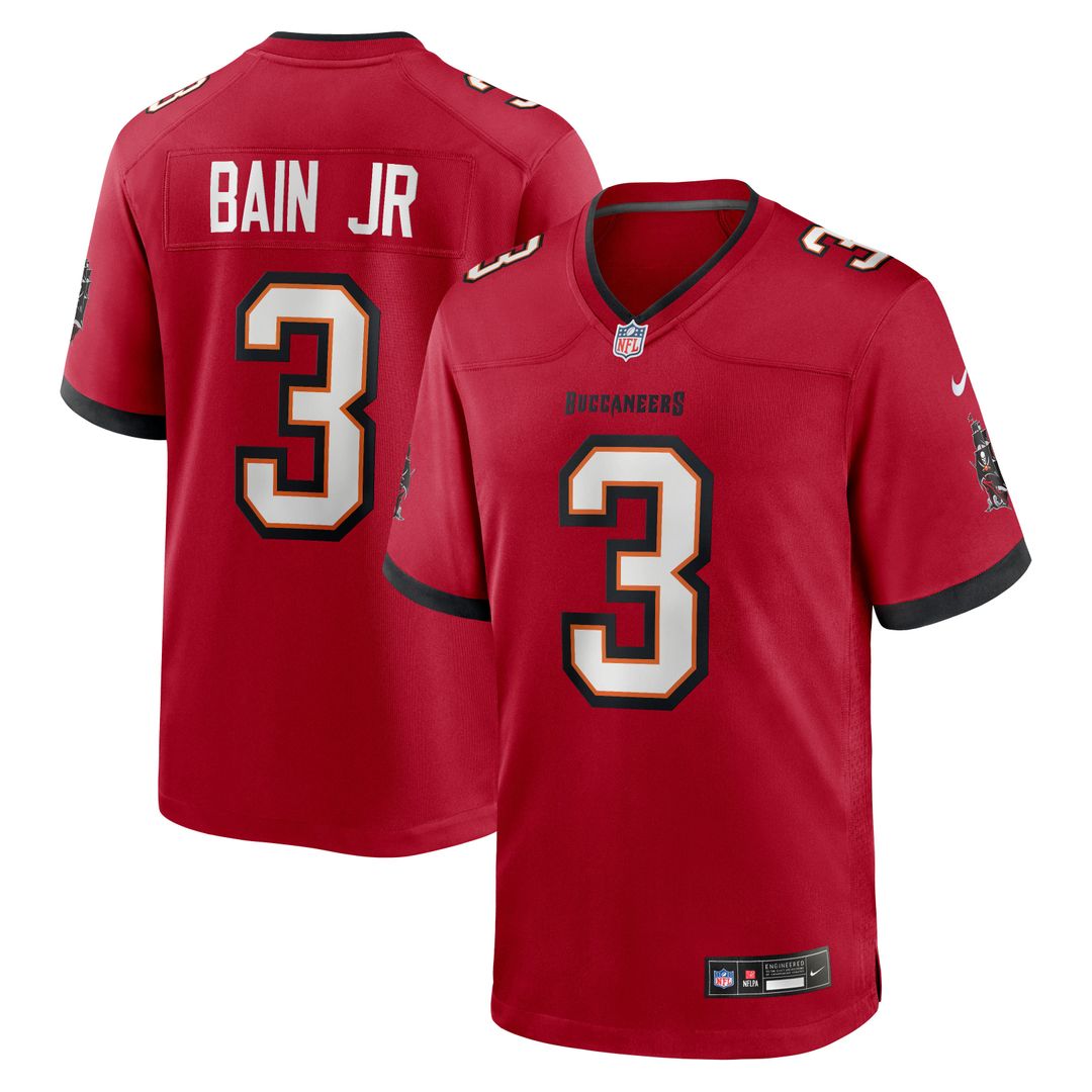 Men's Tampa Bay Buccaneers Rueben Bain Jr. Nike White Game Jersey