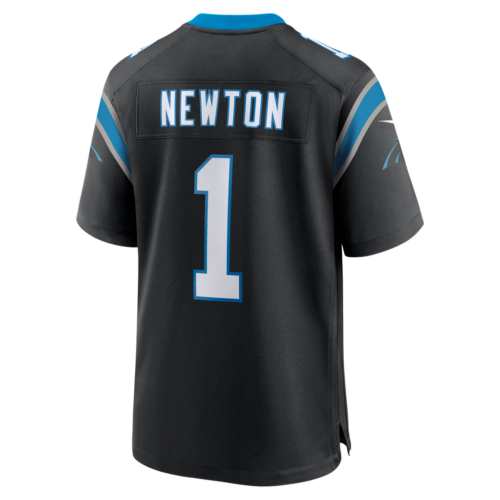 Men's Carolina Panthers Cam Newton Nike  Black Team Retired Game Jersey