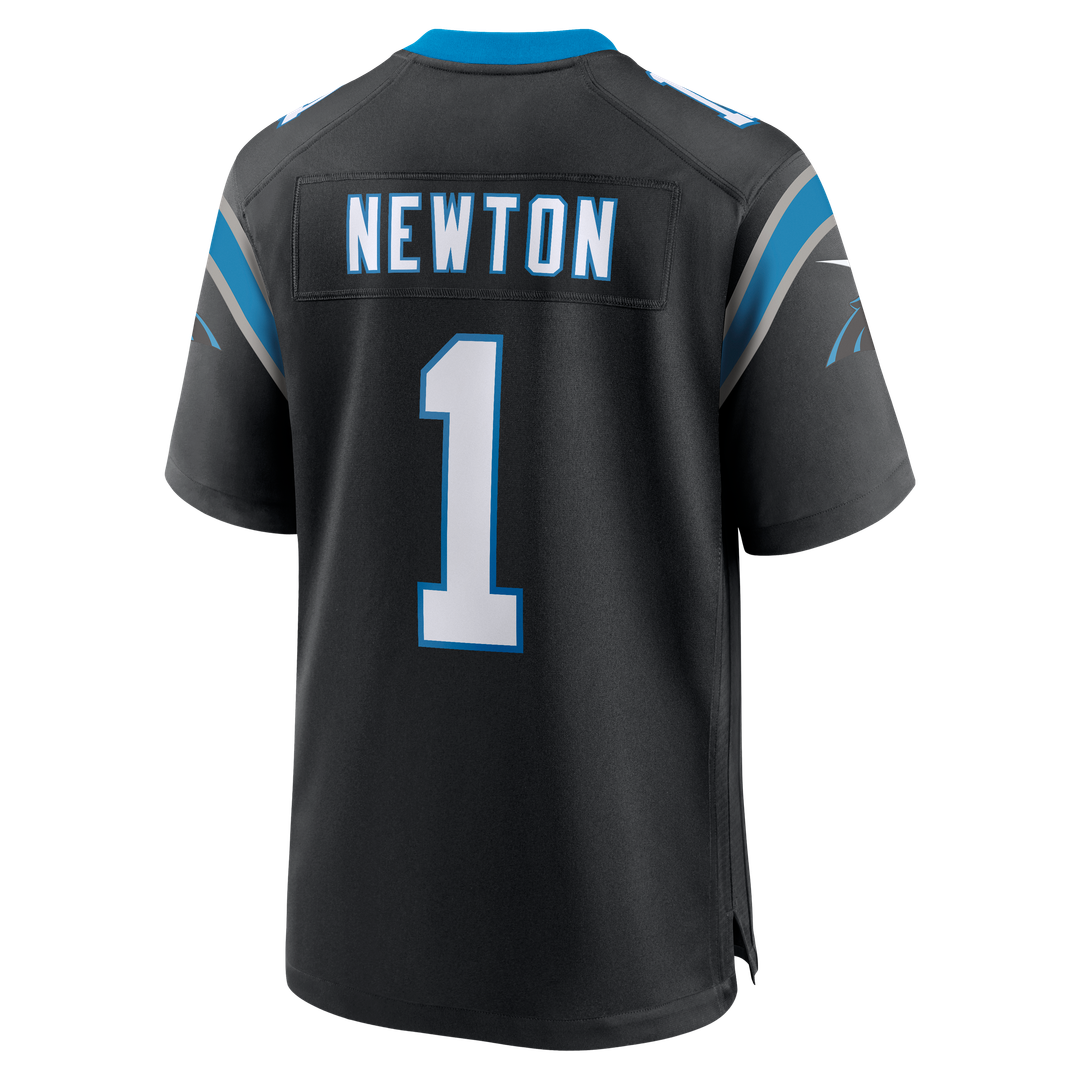Men's Carolina Panthers Cam Newton Nike  Black Team Retired Game Jersey