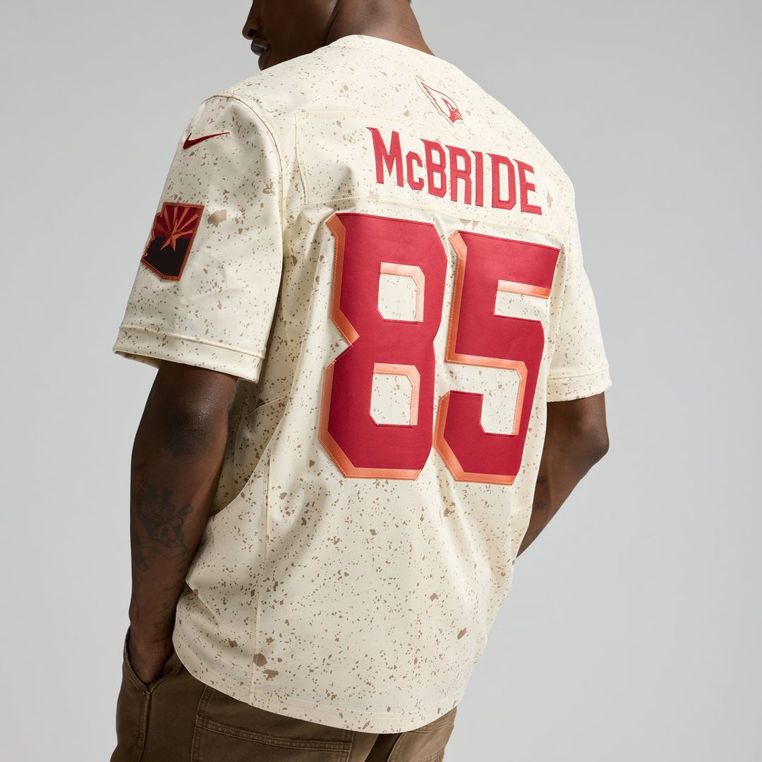 Men's Arizona Cardinals Trey McBride Nike Natural Rivalries Collection Stitched Limited Jersey