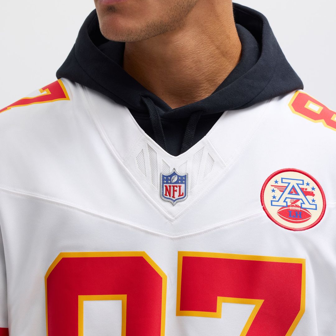 Men's Kansas City Chiefs Travis Kelce Nike Red Vapor F.U.S.E. Limited Jersey