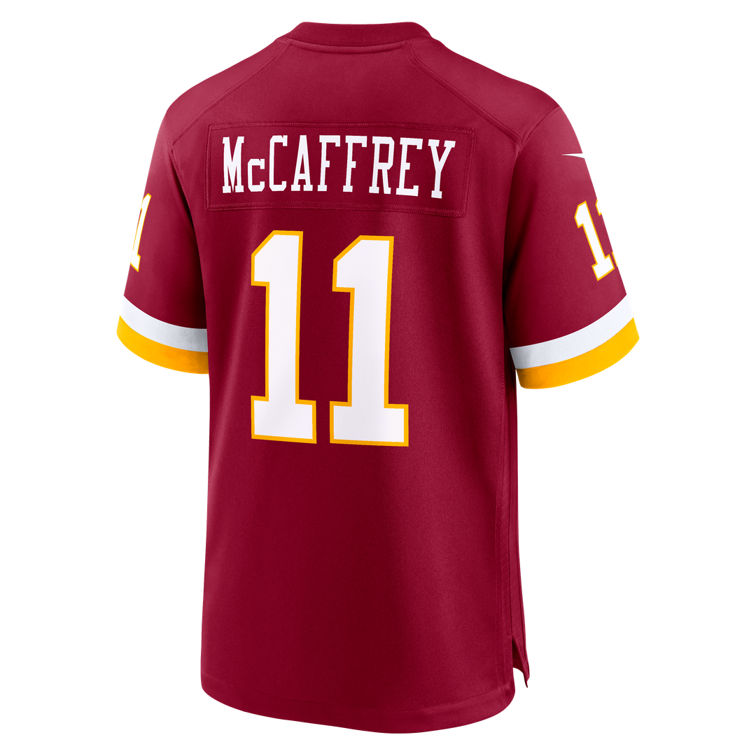 Men's Washington Commanders Luke McCaffrey Nike Black Hail Raiser Alternate Game Jersey