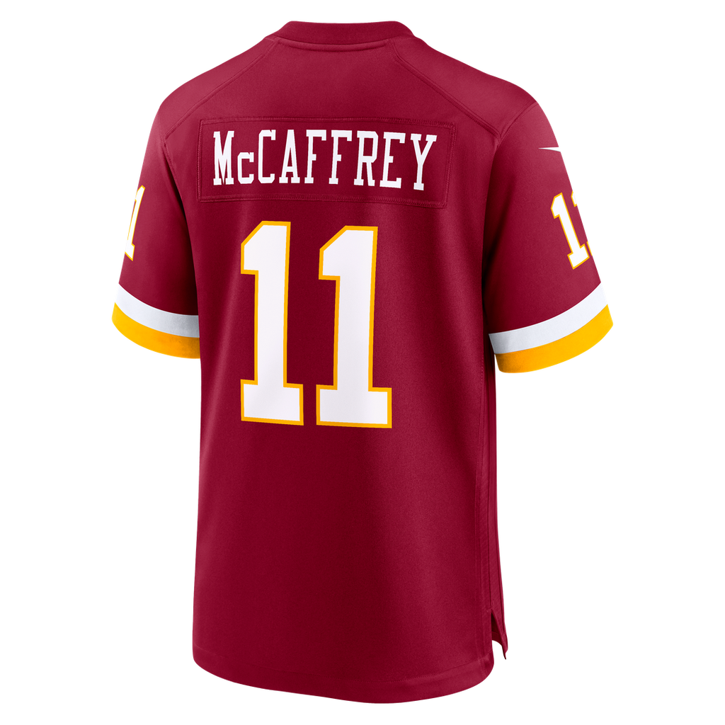Men's Washington Commanders Luke McCaffrey Nike White Game Super Bowl Era Jersey