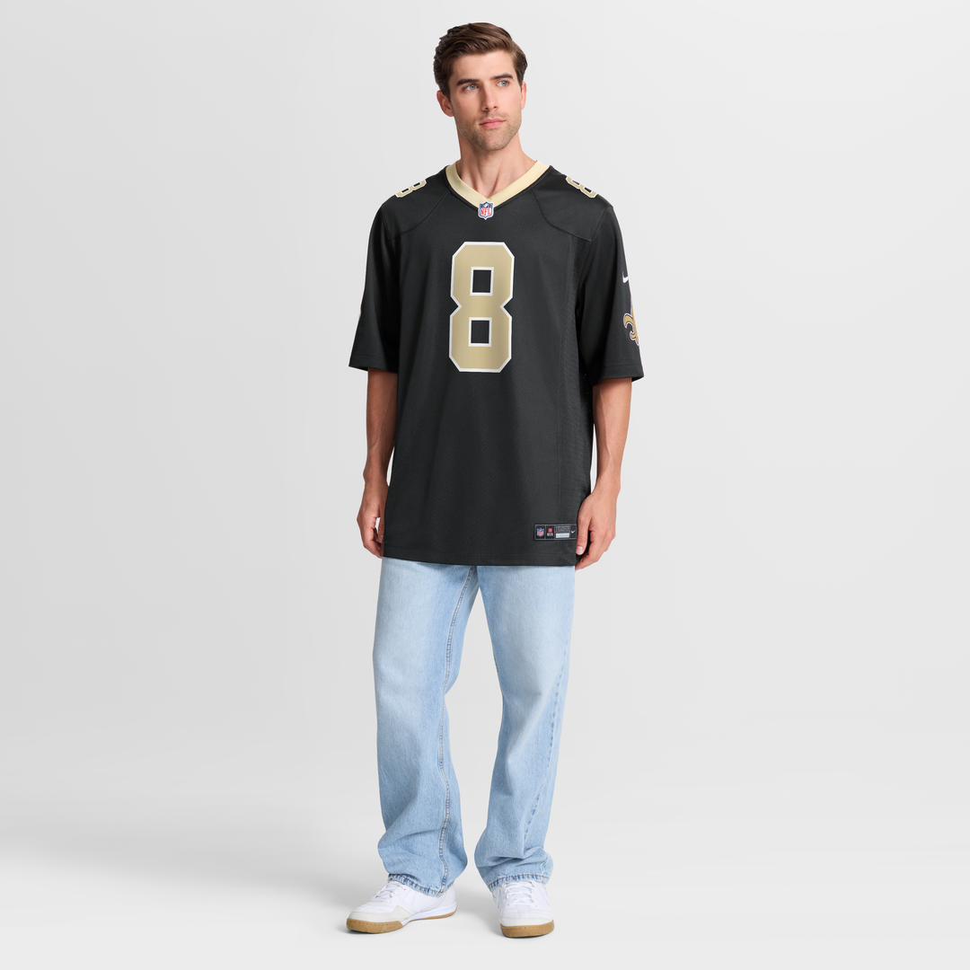 Men's New Orleans Saints Archie Manning Nike Black Game Retired Player Jersey