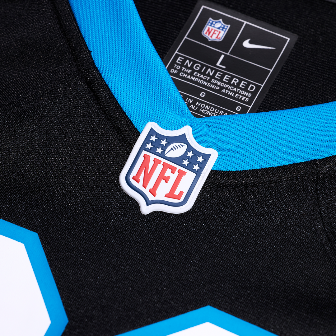 Men's Carolina Panthers Devin Lloyd Nike Black Team Game Jersey