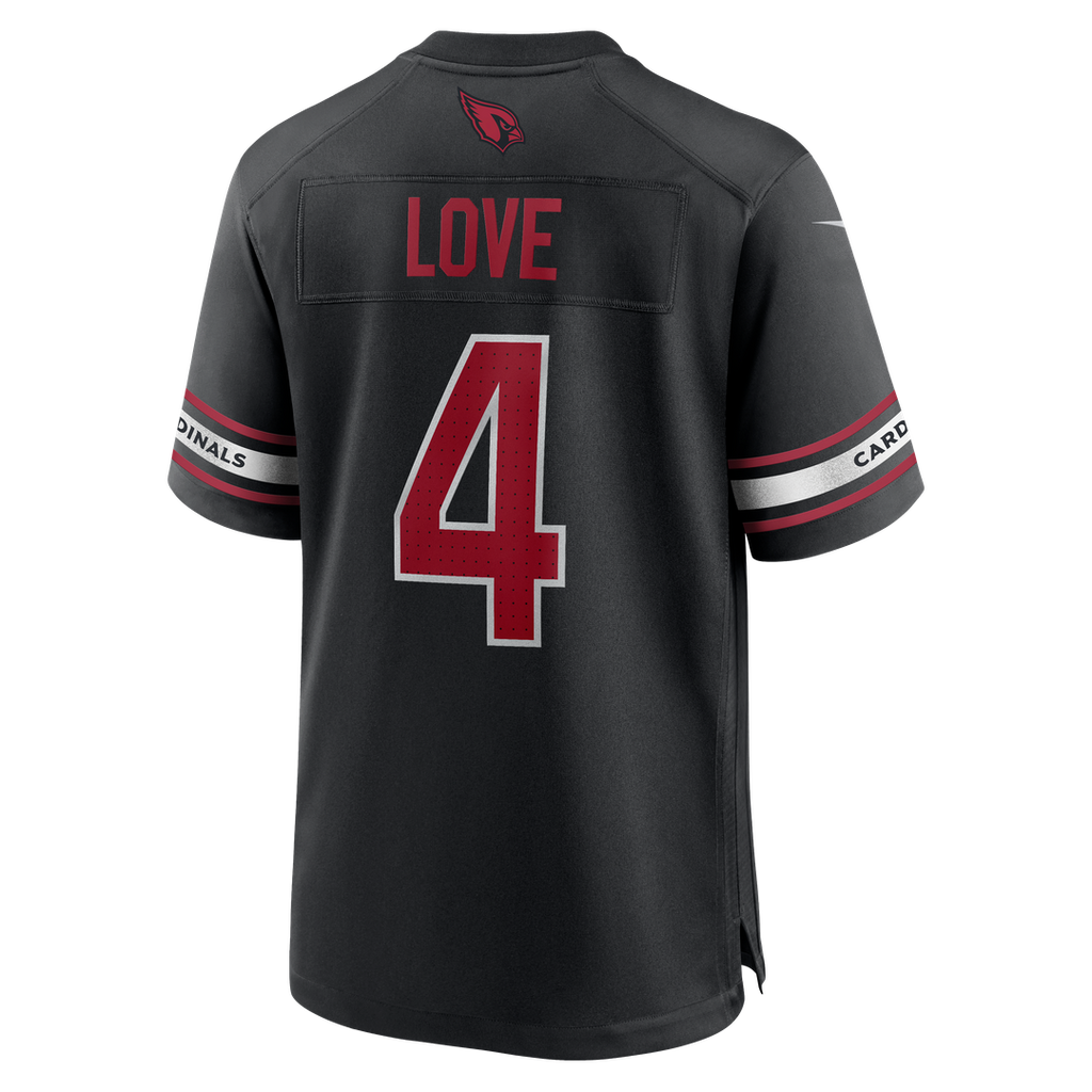 Men's Arizona Cardinals Jeremiyah Love Nike Cardinal Team Game Jersey