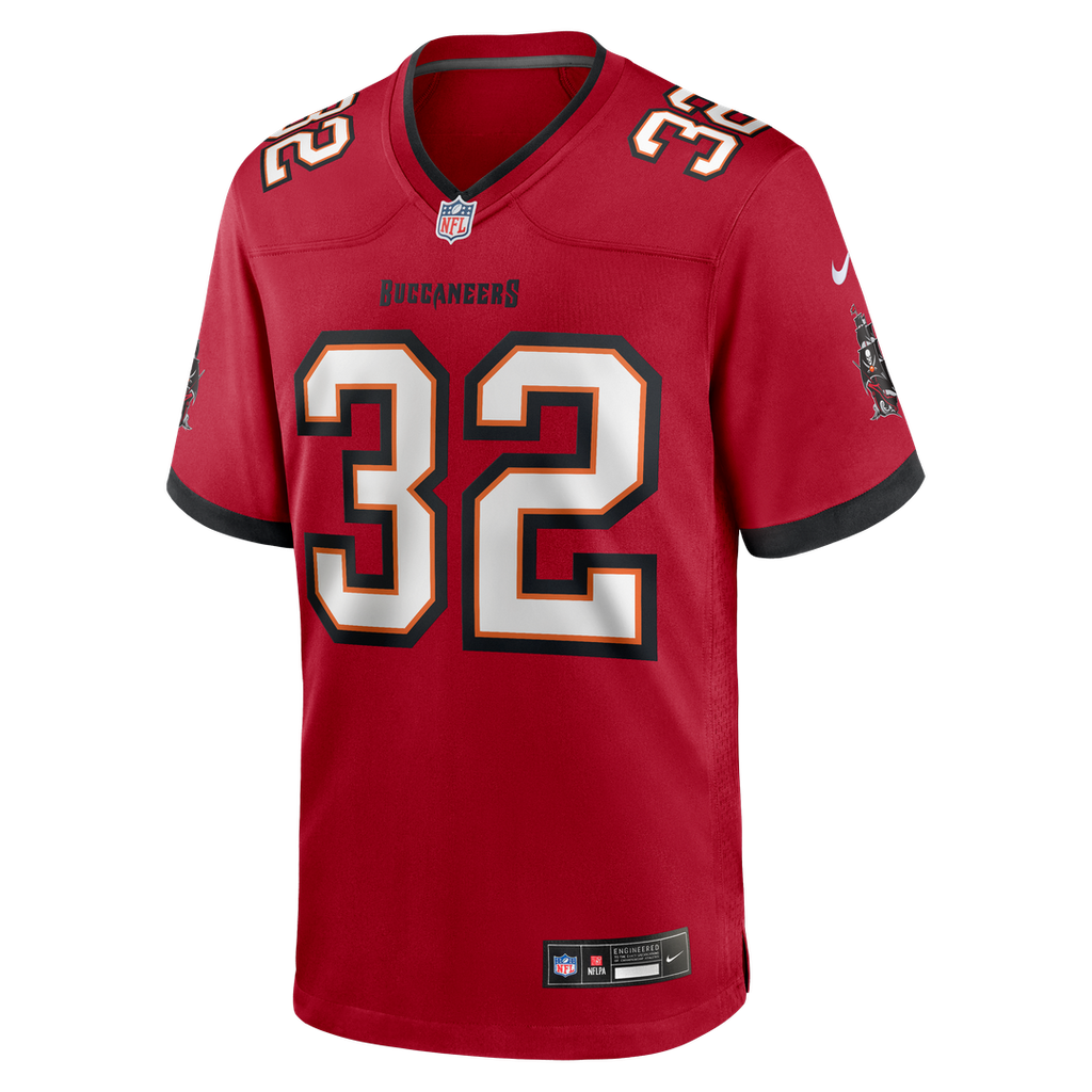 Men's Tampa Bay Buccaneers James Wilder Nike Red Game Retired Player Jersey