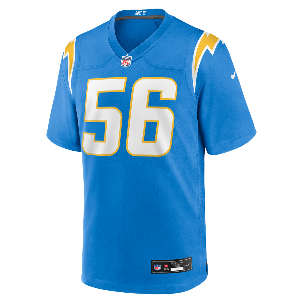 Men's Los Angeles Chargers Shawne Merriman Nike Powder Blue Game Retired Player Jersey