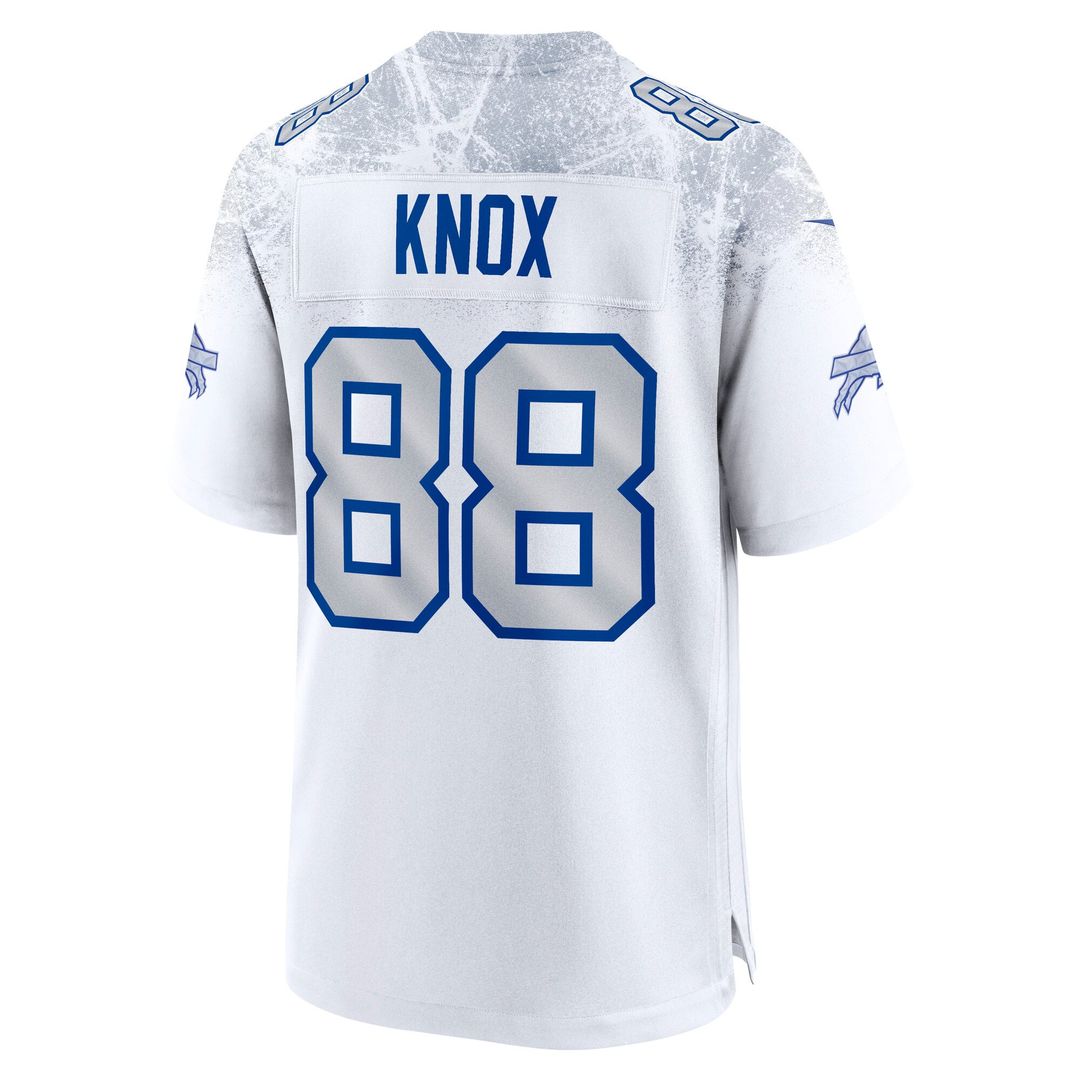 Men's Buffalo Bills Dawson Knox Nike White Rivalries Collection Game Jersey