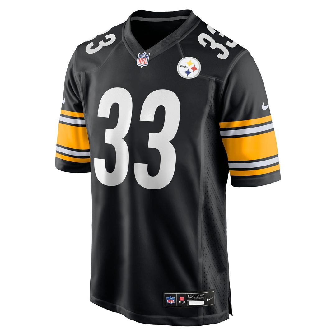 Men's Pittsburgh Steelers Jack Sawyer Nike  Black Team Game Jersey
