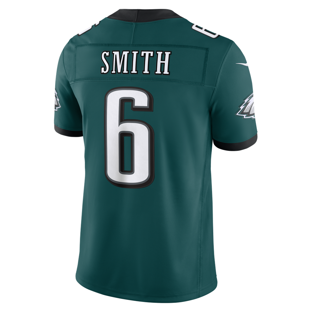 Men's Philadelphia Eagles DeVonta Smith Nike Midnight Green Team Vapor F.U.S.E. Stitched Limited Jersey