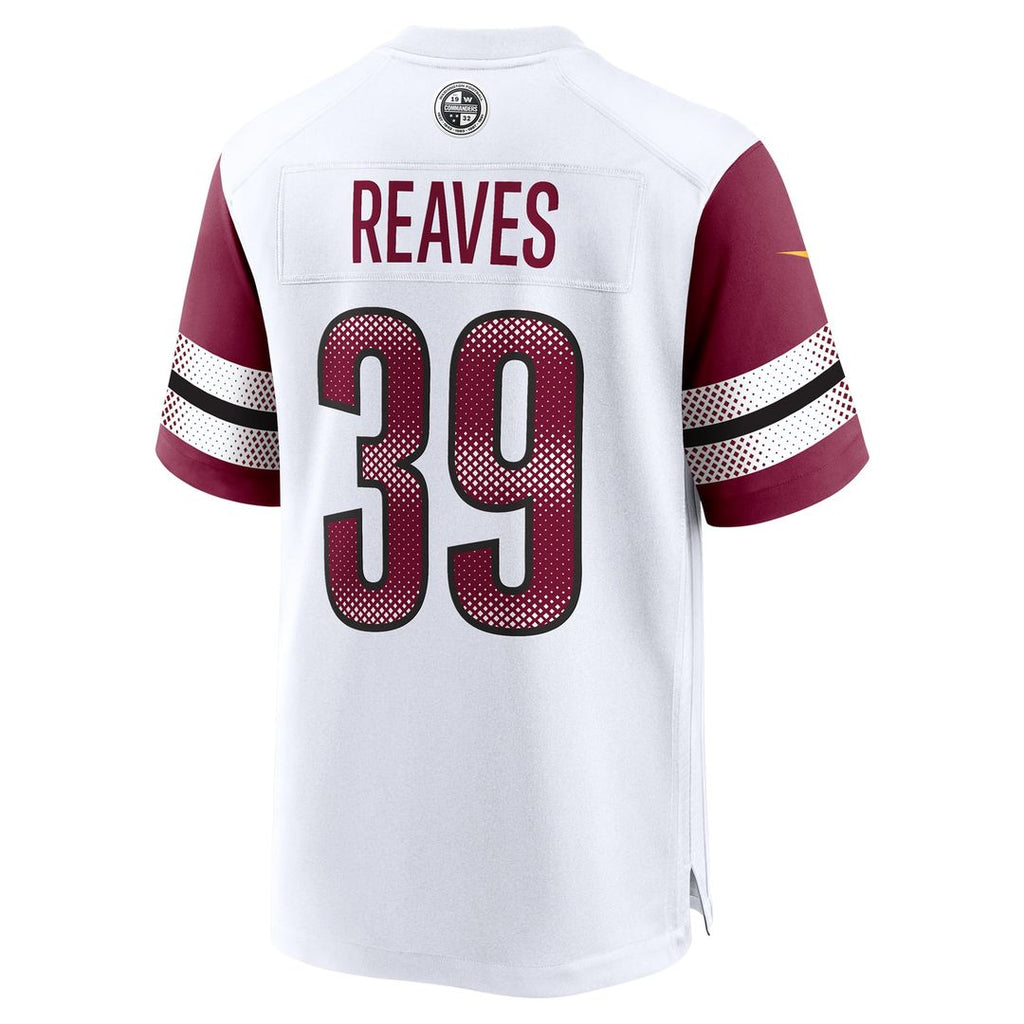 Men's Washington Commanders Jeremy Reaves Nike  Burgundy  Game Jersey