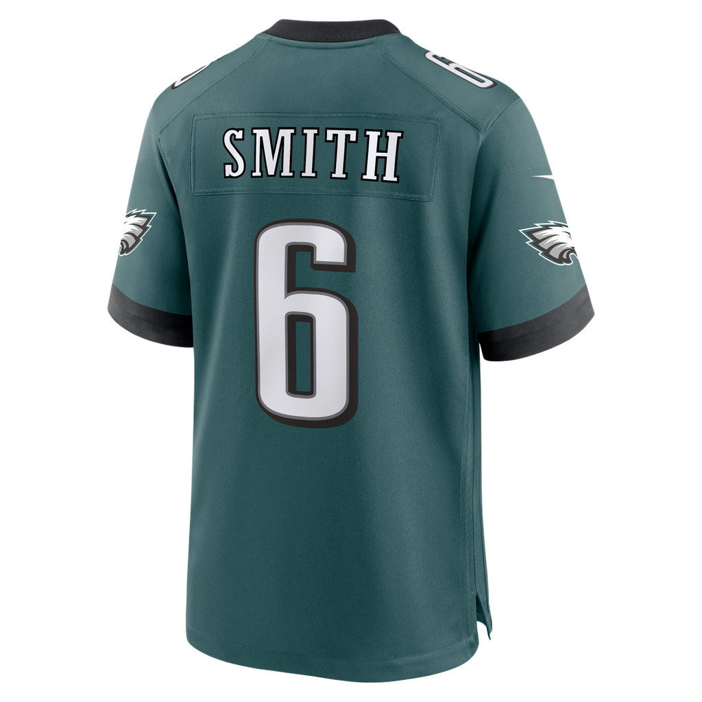 Men's Philadelphia Eagles DeVonta Smith Nike  Midnight Green Team Game Jersey