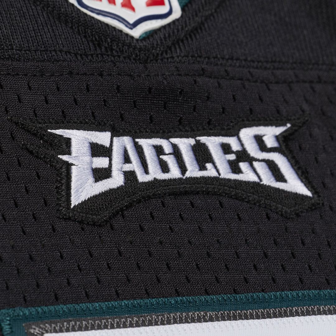 Men's Philadelphia Eagles Michael Vick Mitchell & Ness Black 2012 Authentic Throwback Jersey