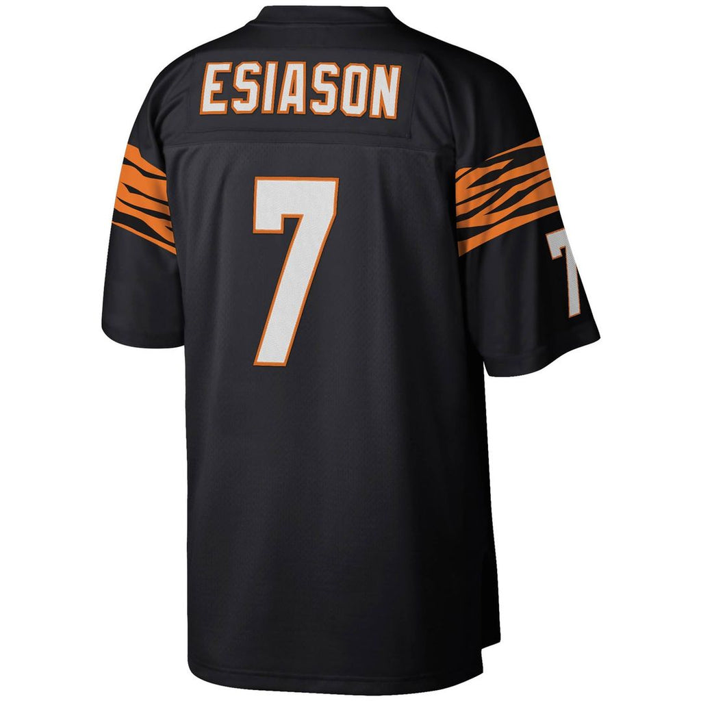 Men's Cincinnati Bengals Boomer Esiason Mitchell & Ness Black Legacy Replica Jersey