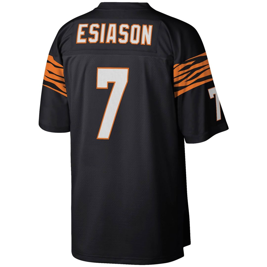 Men's Cincinnati Bengals Boomer Esiason Mitchell & Ness Black Legacy Replica Jersey