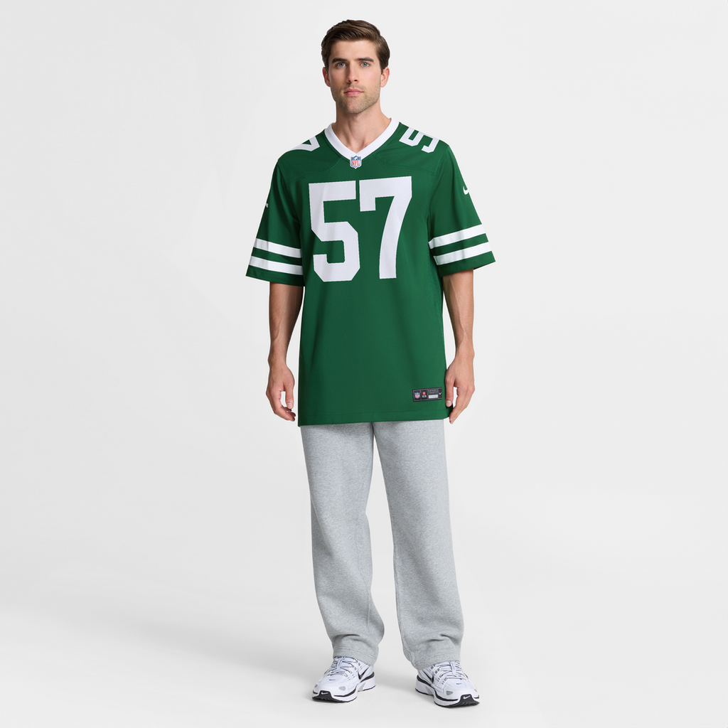 Men's New York Jets C.J. Mosley Nike Legacy Green Team Game Jersey