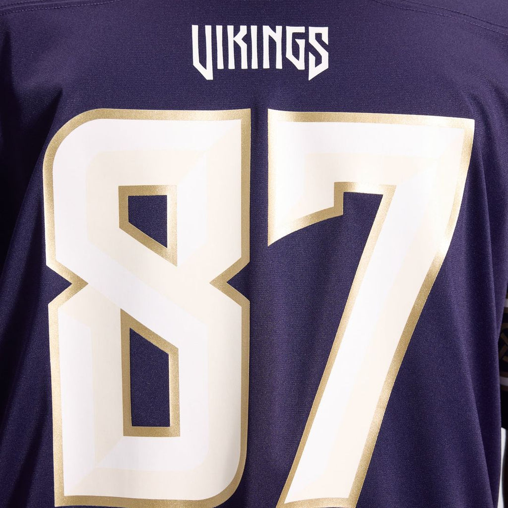 Men's Minnesota Vikings T.J. Hockenson Nike Purple 2026 Rivalries Collection Game Jersey