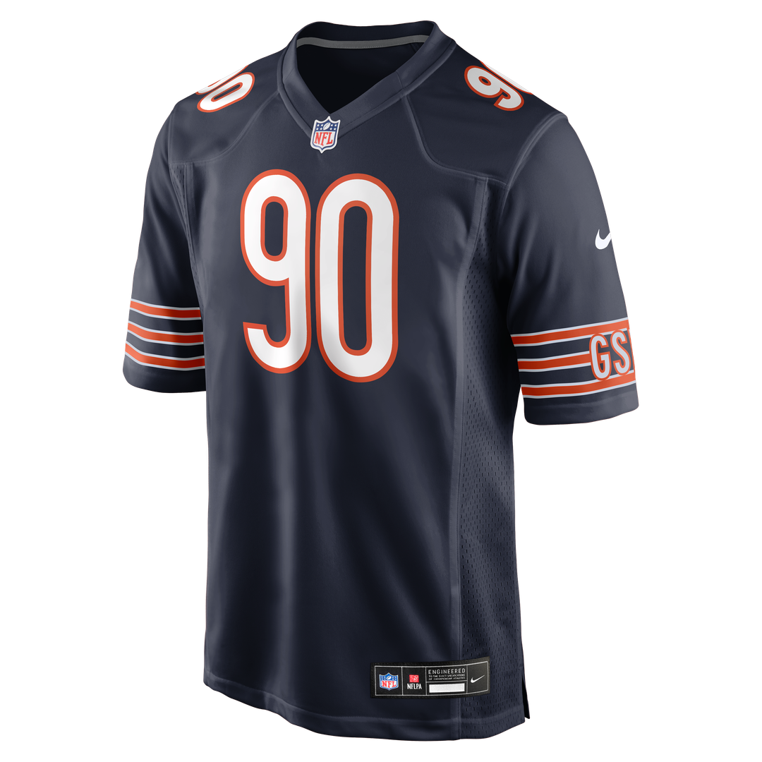 Men's Chicago Bears Neville Gallimore Nike  Navy Team Game Jersey
