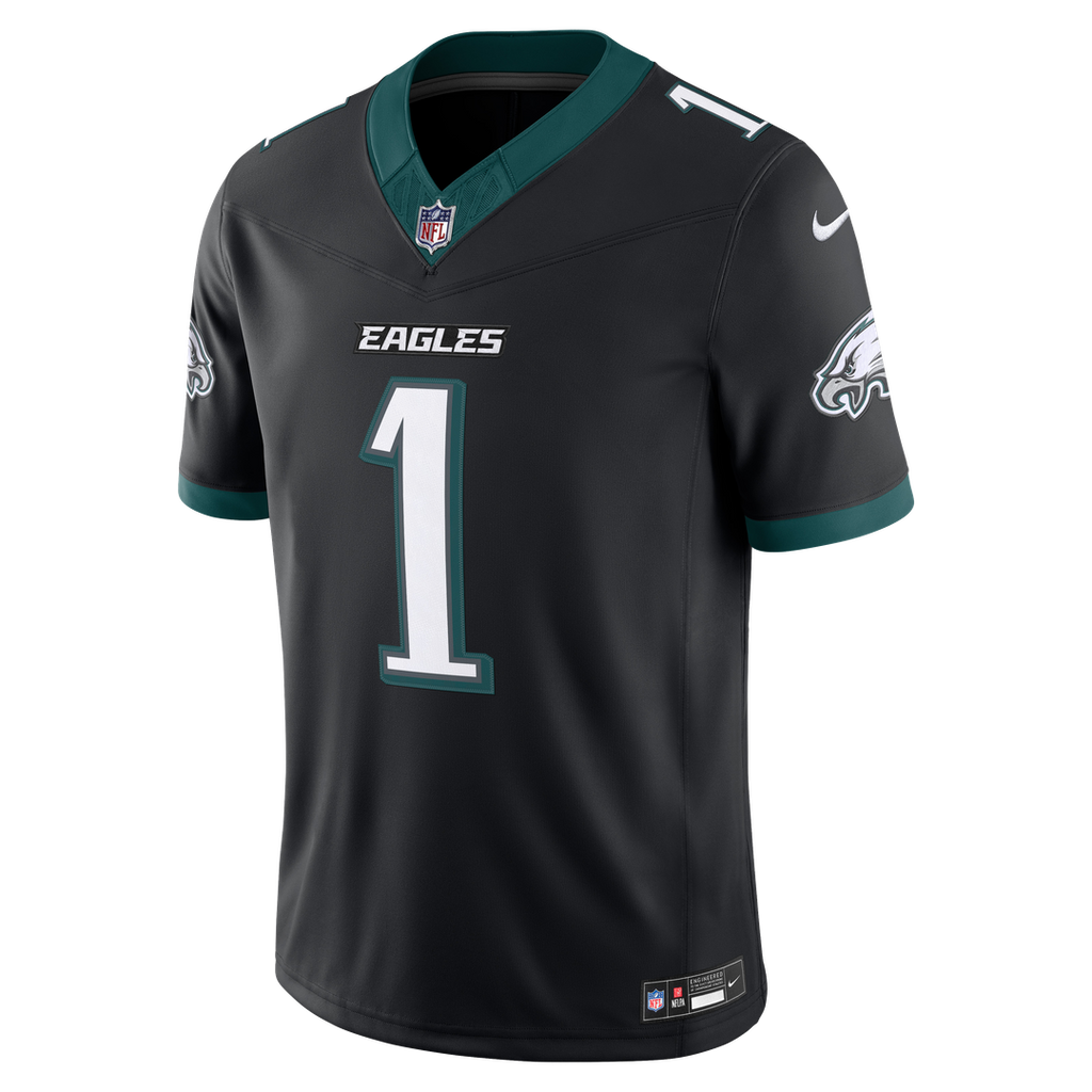Men's Philadelphia Eagles Jalen Hurts Nike Kelly Green Alternate Vapor F.U.S.E. Stitched Limited Jersey