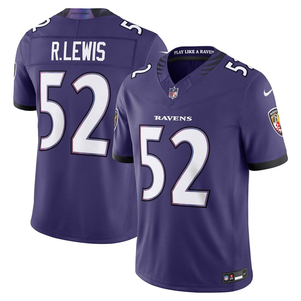 Men's Baltimore Ravens Ray Lewis Nike Purple Vapor F.U.S.E. Stitched Retired Limited Jersey