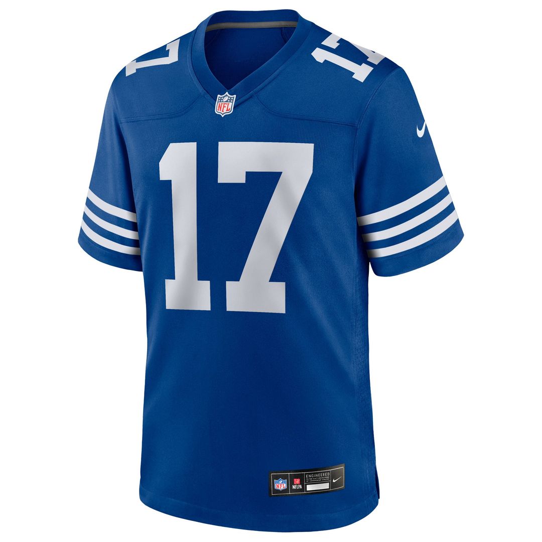 Men's Indianapolis Colts Daniel Jones Nike  Royal Alternate  Game Jersey