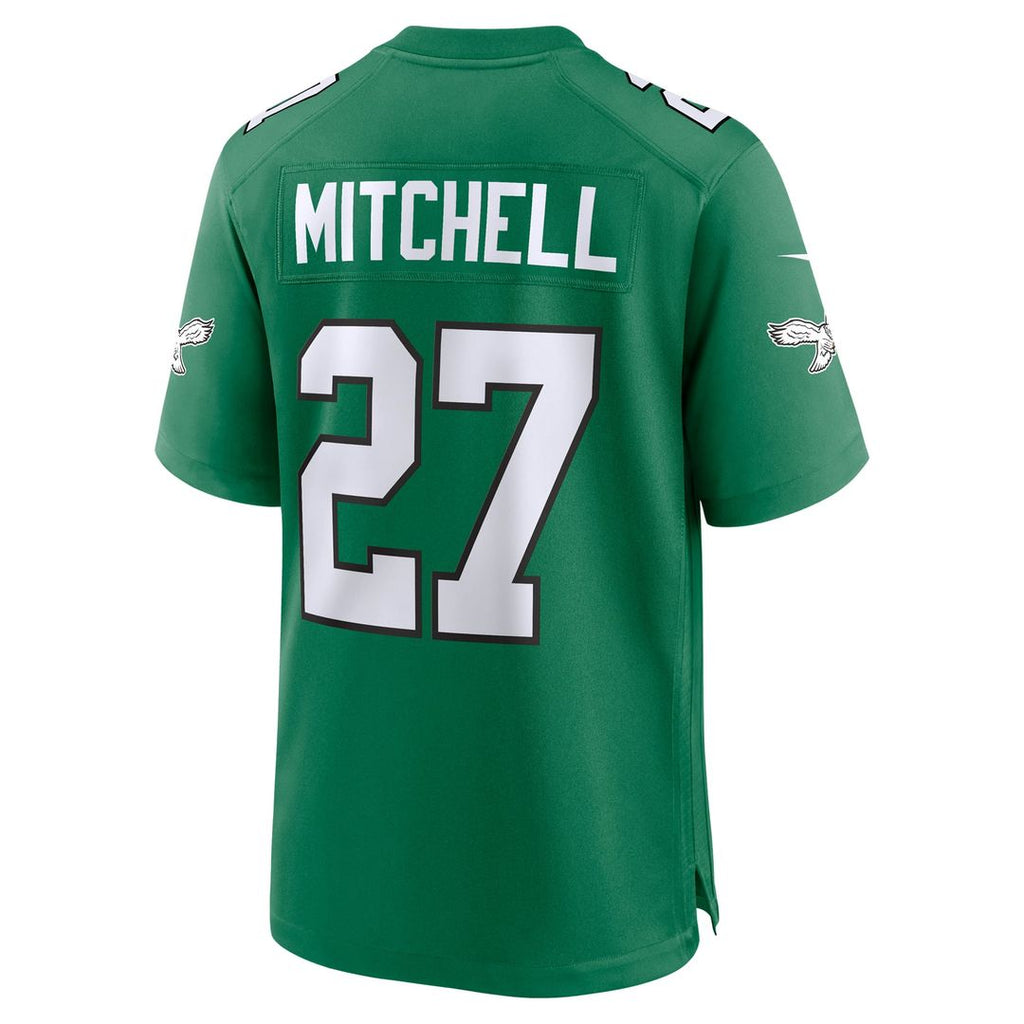 Men's Philadelphia Eagles Quinyon Mitchell Nike  Midnight Green Team Game Jersey