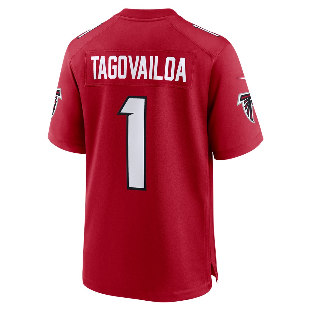 Men's Atlanta Falcons Tua Tagovailoa Nike Red Game Jersey