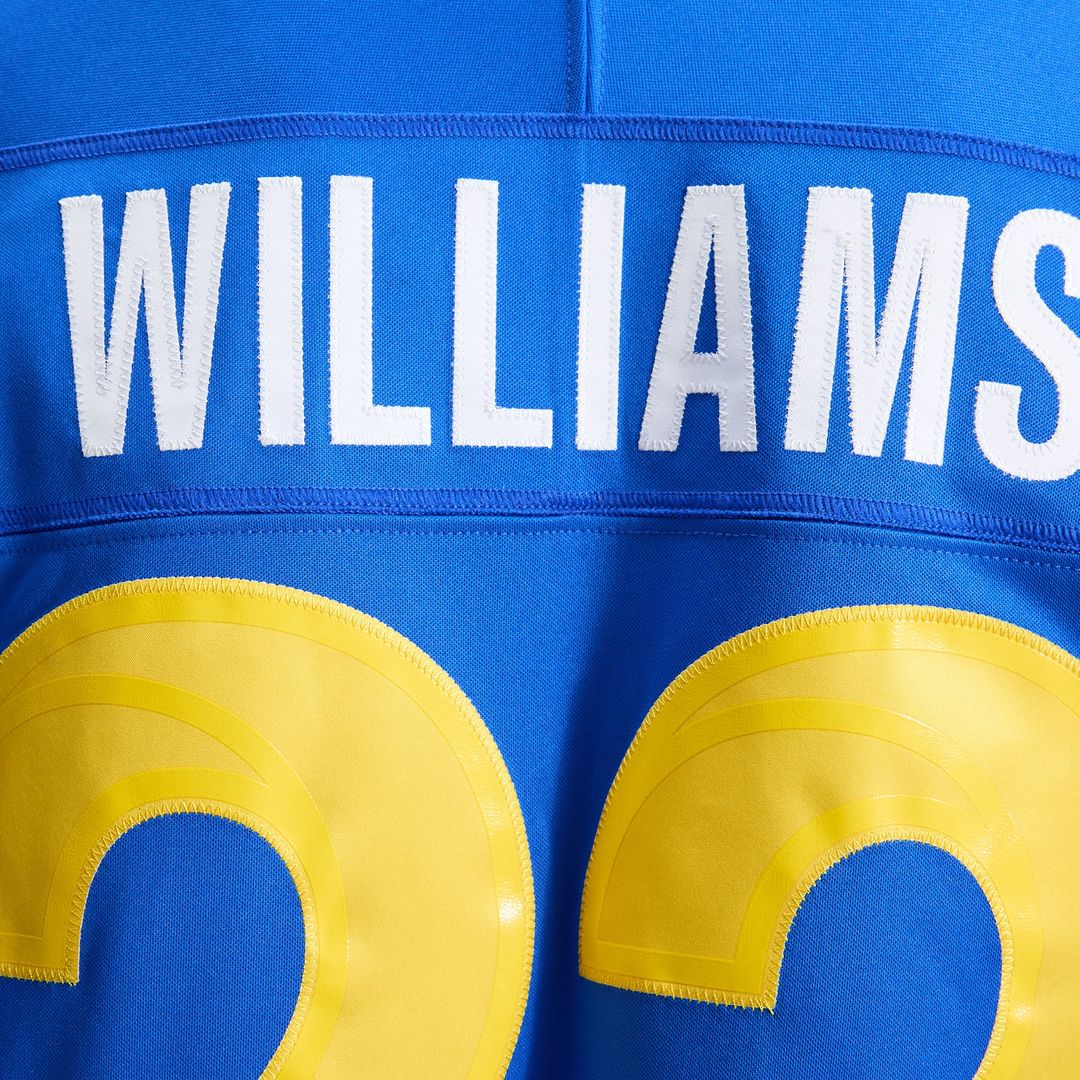 Men's Los Angeles Rams Kyren Williams Nike Royal Team Vapor F.U.S.E. Stitched Limited Jersey