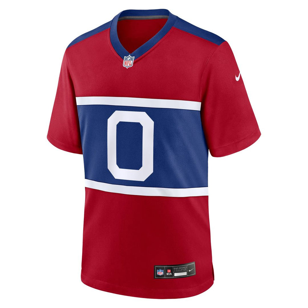 Men's New York Giants Brian Burns Nike Century Red Alternate Game Jersey