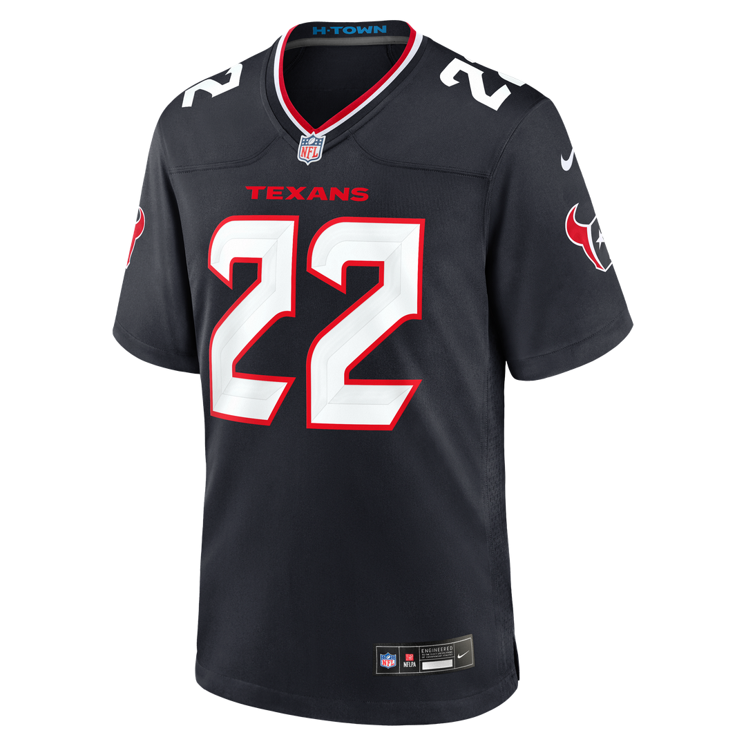 Men's Houston Texans Jaylin Smith Nike  Navy Team Game Jersey