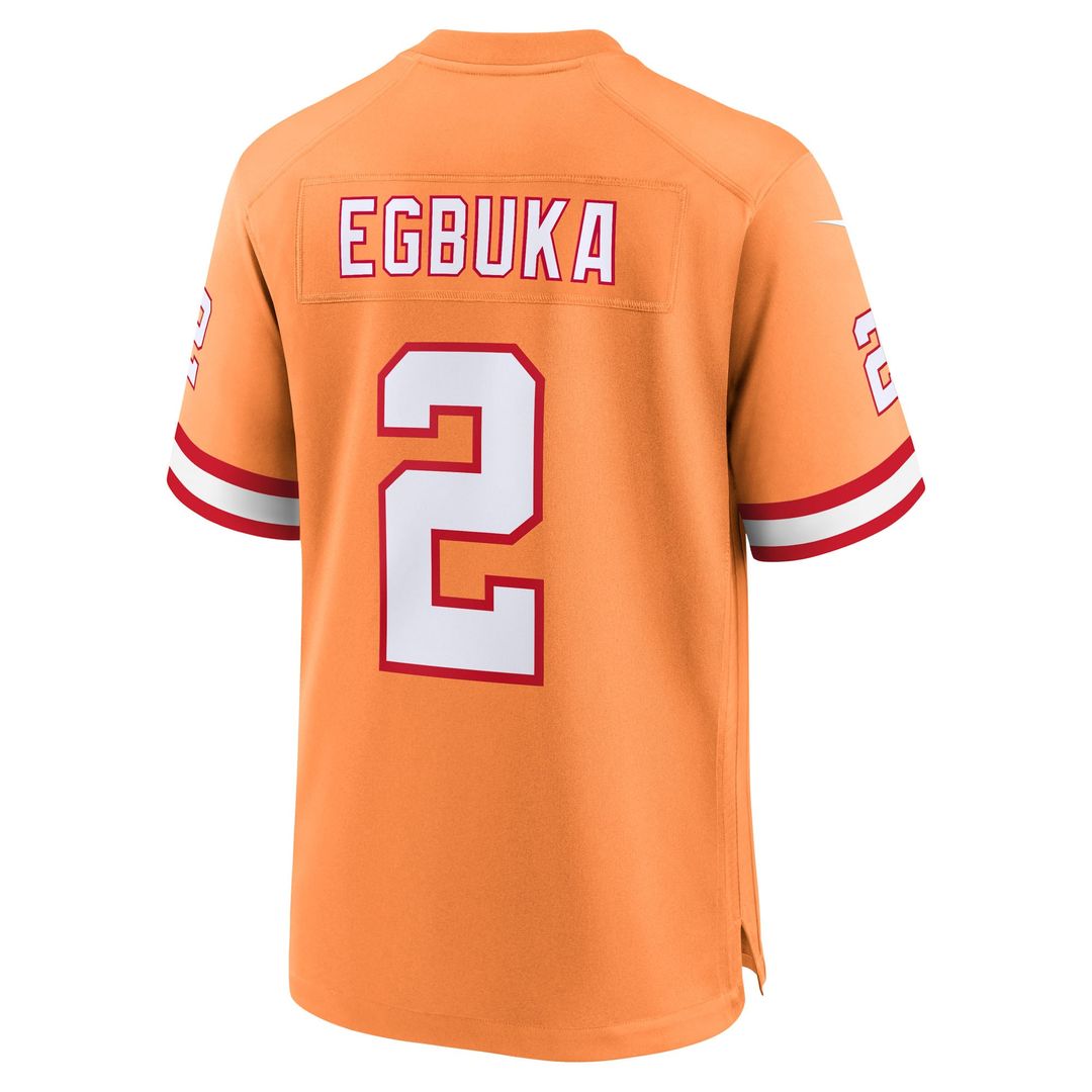 Men's  Tampa Bay Buccaneers Emeka Egbuka Nike Creamsicle Alternate 2  Game Jersey