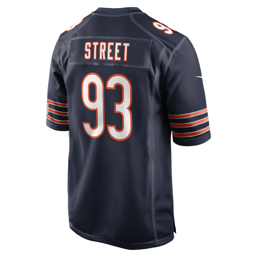 Men's Chicago Bears Kentavius Street Nike  Navy Team Game Jersey